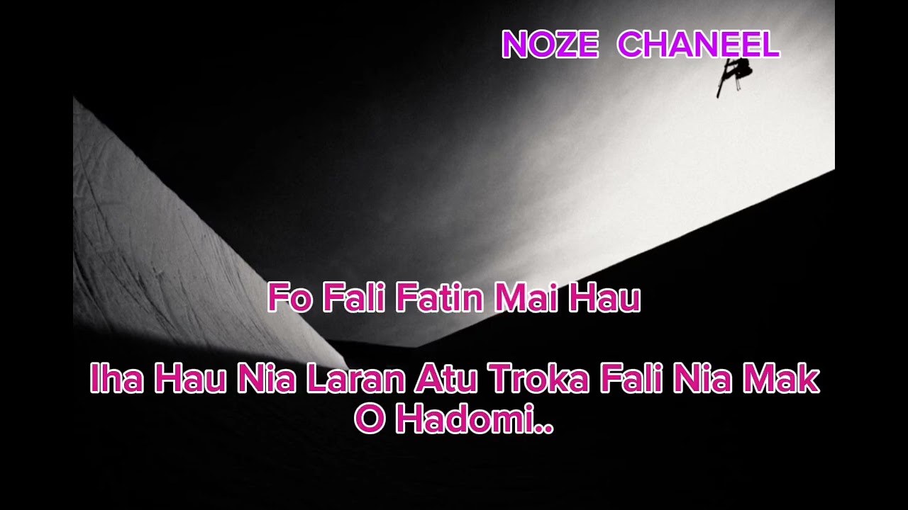 #Karaoke🎤 Tetun Fofoun Nebe Hasoru O❤