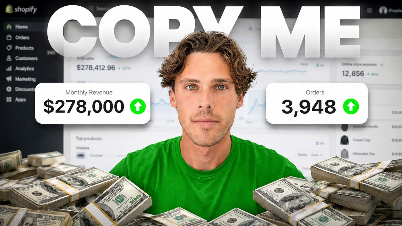 278 000 долларов за 30 дней на Shopify (с доказательствами), просто скопируйте мой магазин в точн...