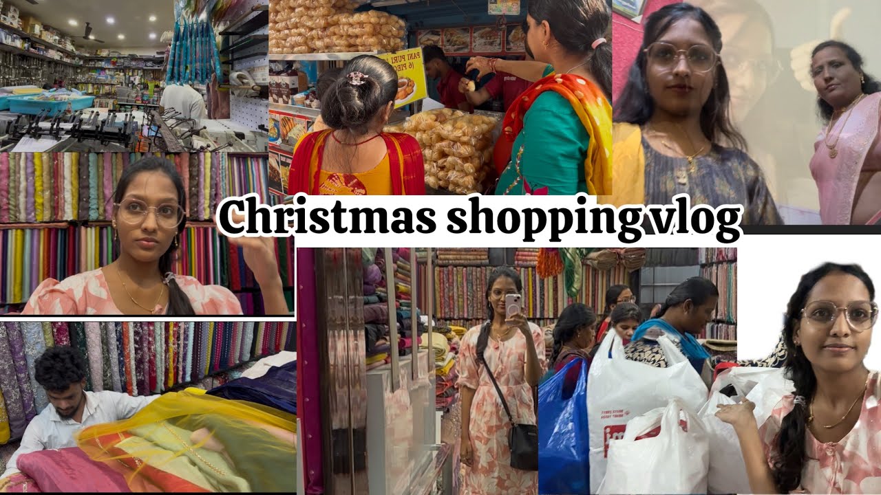 Christmas shopping vlog#food # travel#shopping #christmas vibez #✨😍🛍️🛒🎉#sowcarpet#vlogs#😁😁