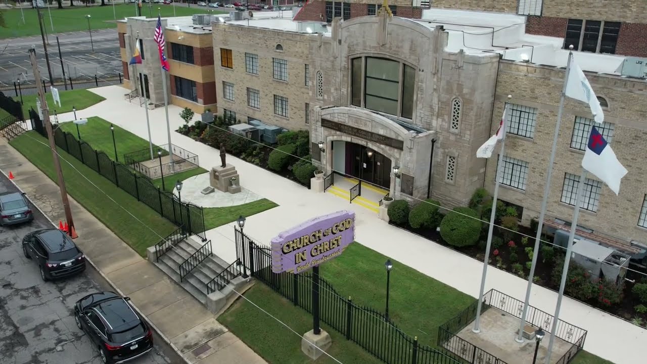 Drone Footage of Historic Mason Temple World Headquarters