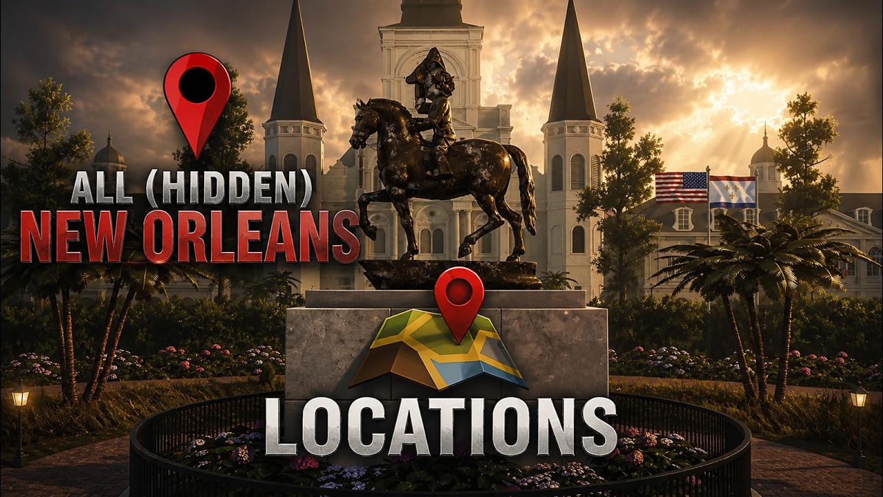 ALL LOCATIONS IN NEW ORLEANS | THE VAMPIRE LEGENDS 2 | ROBLOX