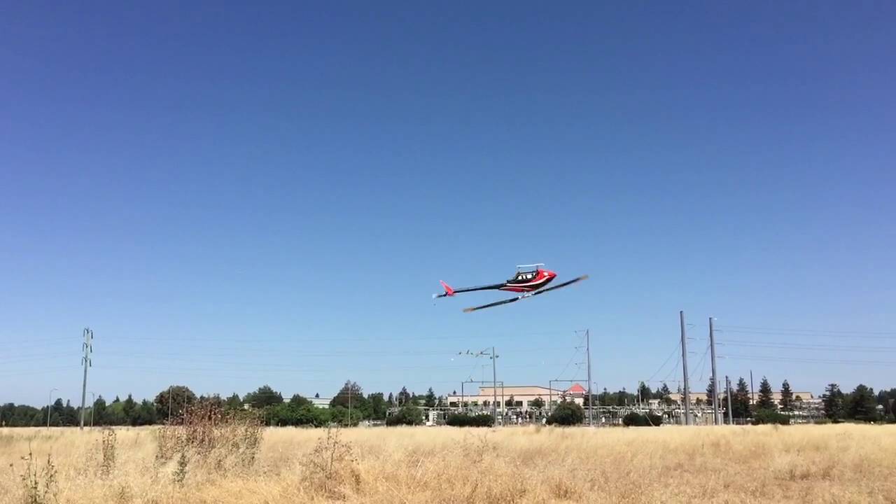 Xnova 4525-560 and Hobbywing 160 Test Flight - Protos 700 Evoluzione