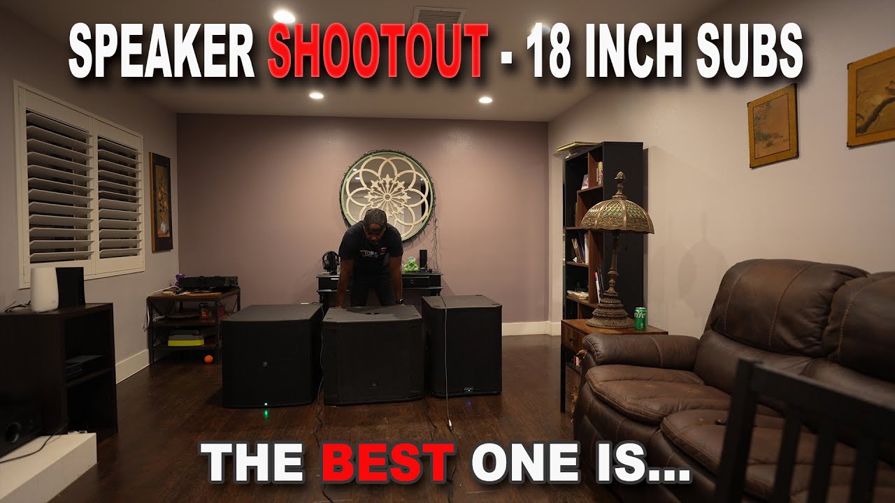 SPEAKER SHOOTOUT Mackie DRM 18 vs JBL SRX 818 & QSC KS118