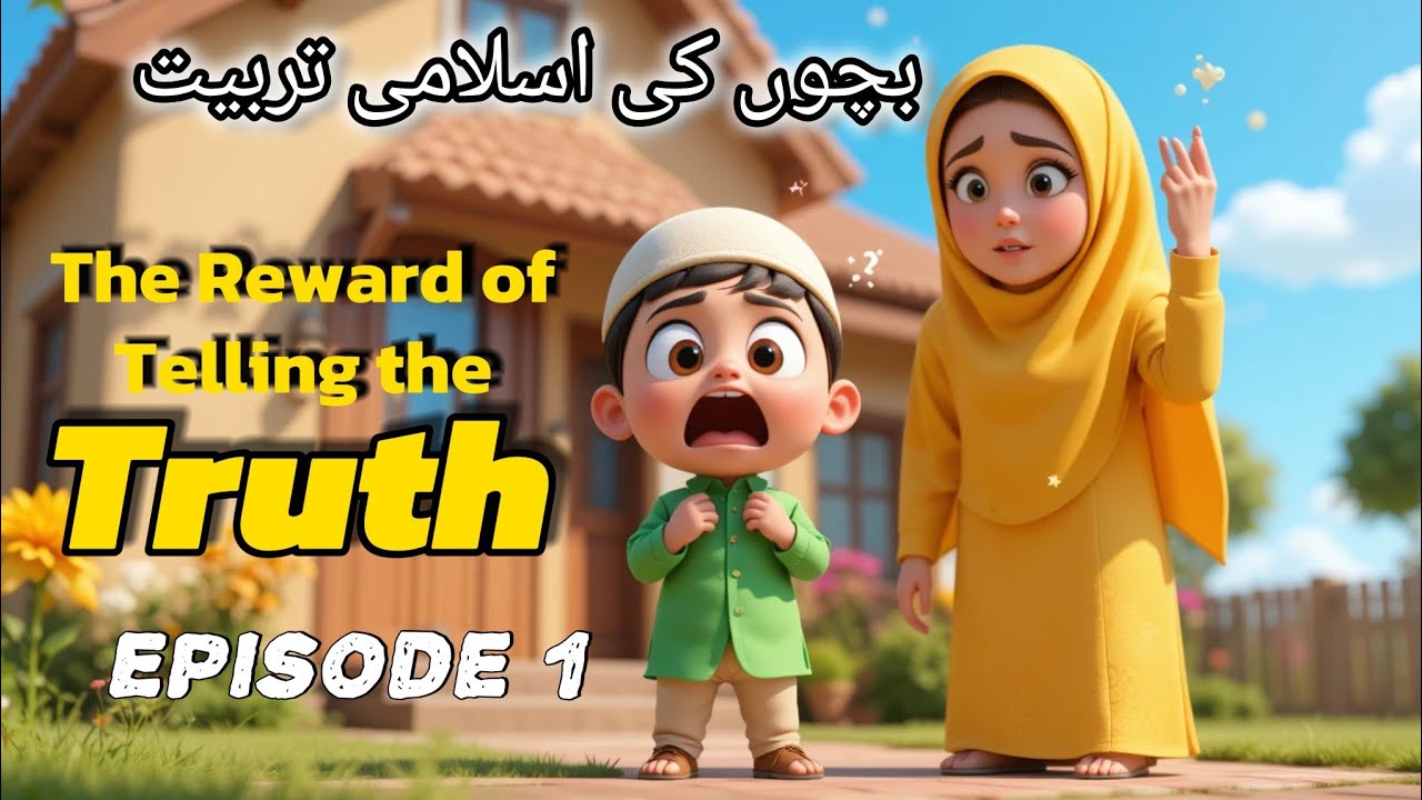 Telling truth islamic Parenting Cartoon | islamic moral story | Ashab e noor