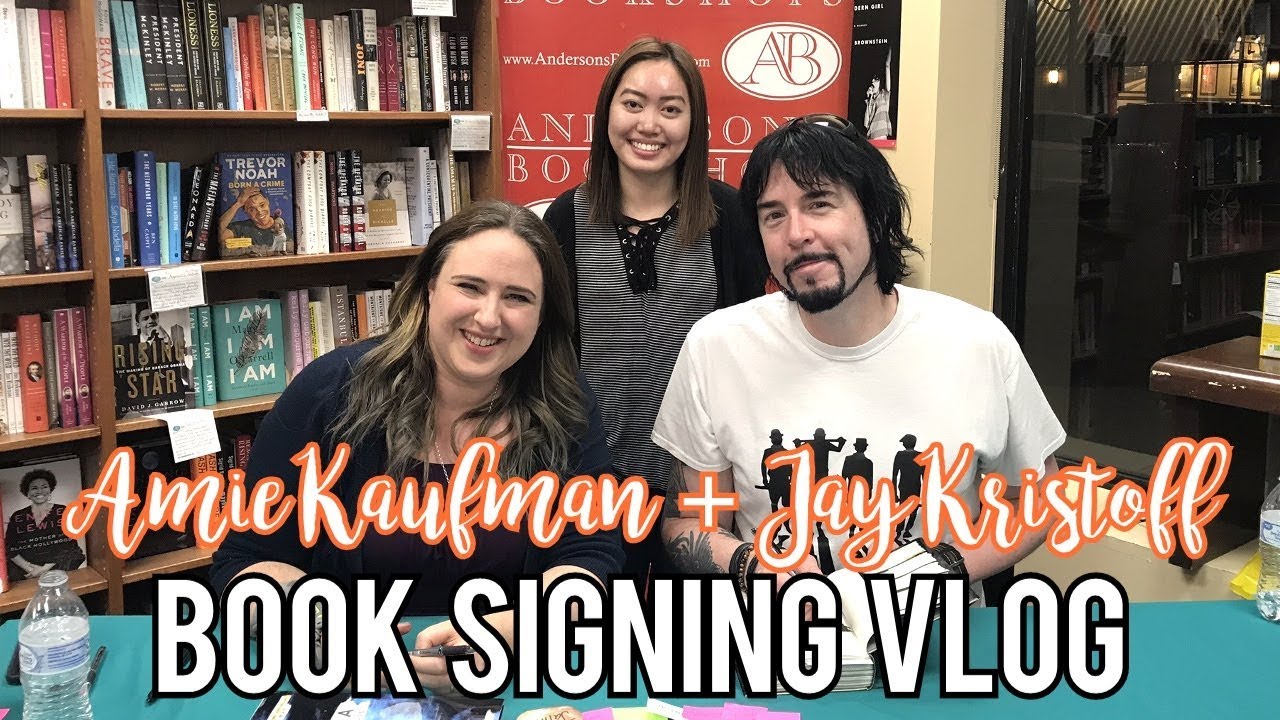 Amie Kaufman & Jay Kristoff | OBISIDIO | Book Signing Vlog