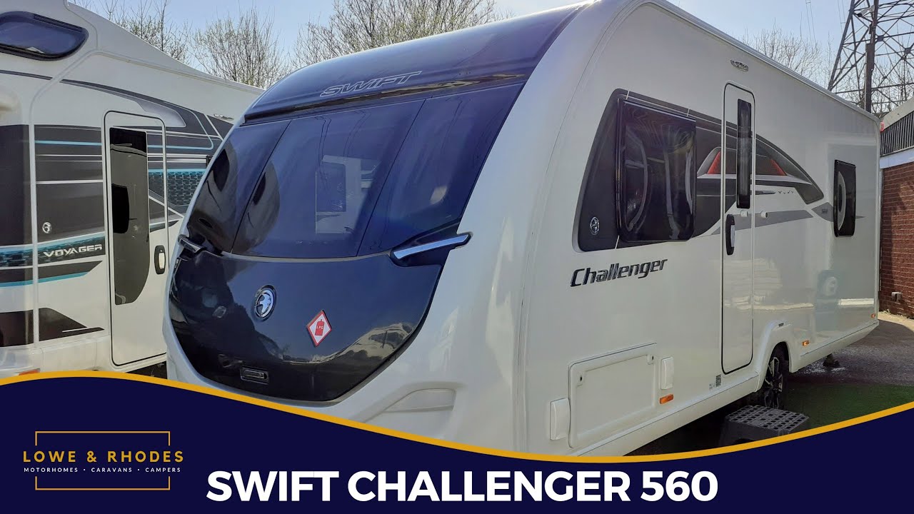 Swift Challenger 560 Caravan — модель 2023 года — 4 спальных места