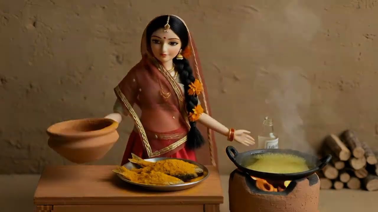 Duniya ki sabse choti Fried Fish 😋 | Miniature Cooking Hindi | Village Life