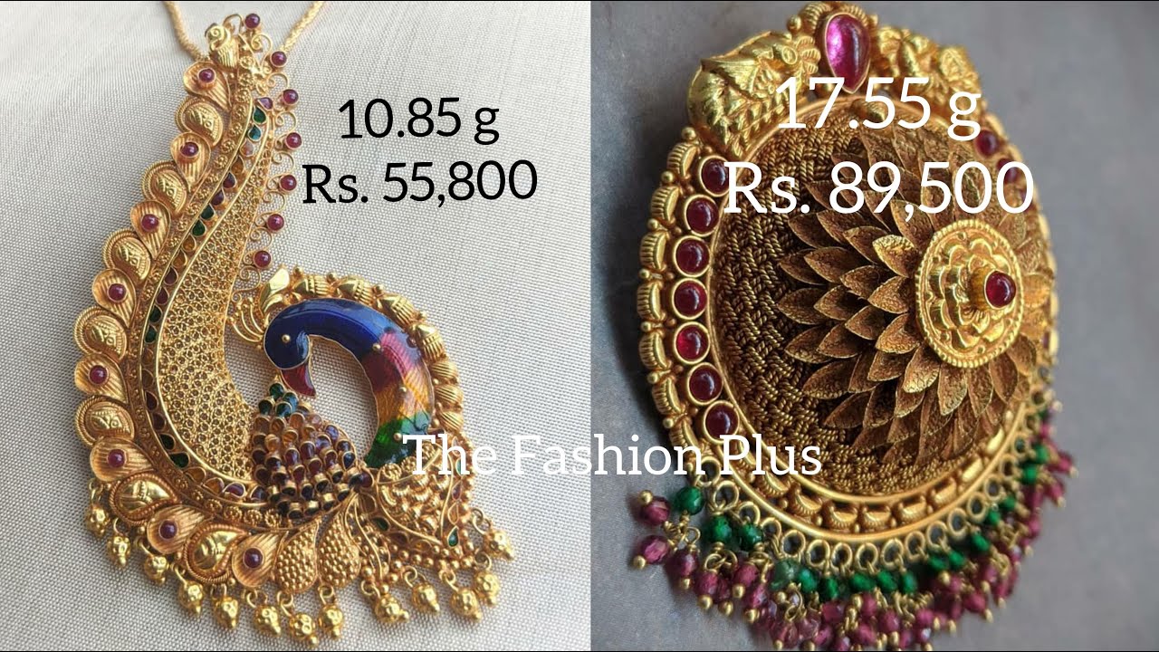 Latest Gold Pendant ||LOCKET|| Design with Weight and Price 2020 #thefashionplus
