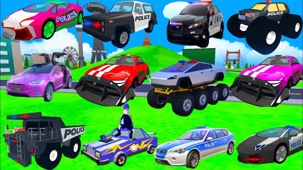 Law Patrol Vehicles Across the Map | Dude Wars.exe 2026