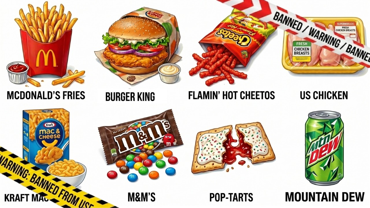 Every American Food Banned Outside the USA Explained