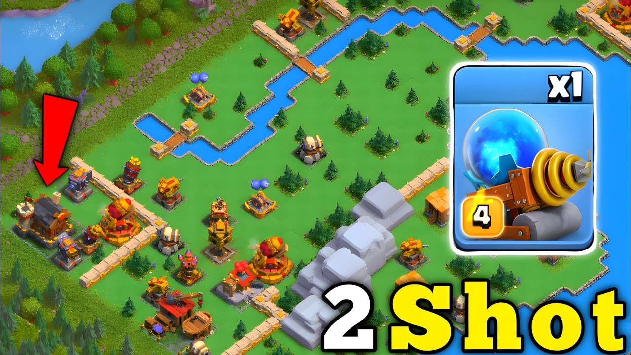 2 Shot Max Modified Balloon Lagoon in Clan Capital