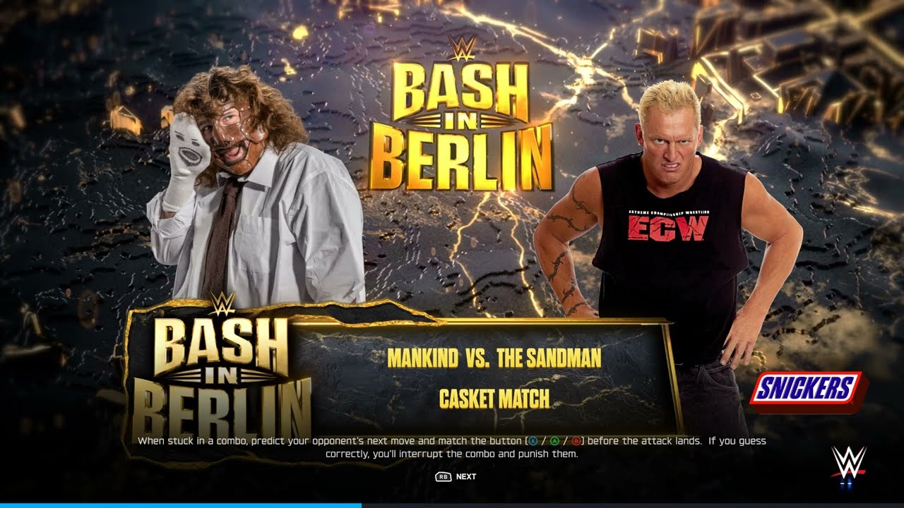 WWE2K25 | Mankind Vs. The Sandman - Casket Match [1080p\60Fps-Ultra Graphics]