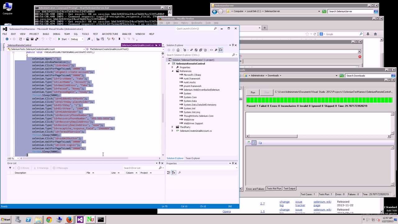 Selenium — пошаговая настройка для начинающих в Visual Studio на языке C#