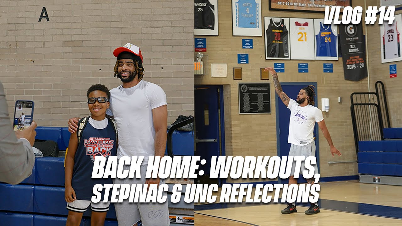 Back Home: Workouts, Stepinac & UNC Reflections| RJ Davis Vlog #14