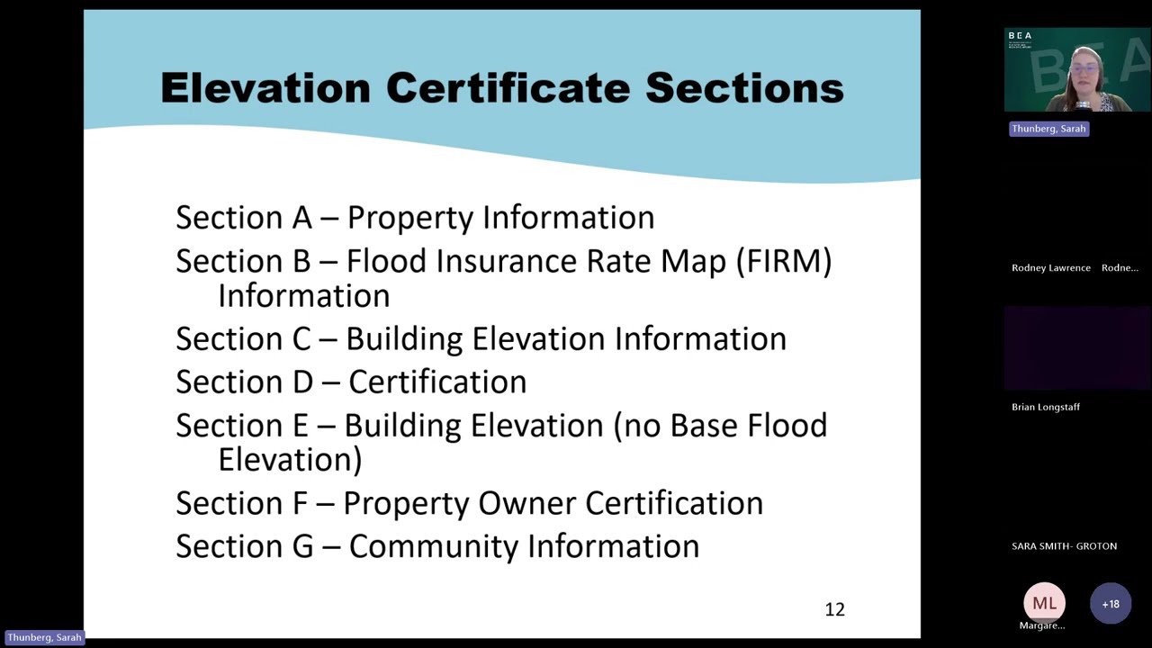 Elevation Certificates - Webinar recording from March 20, 2025