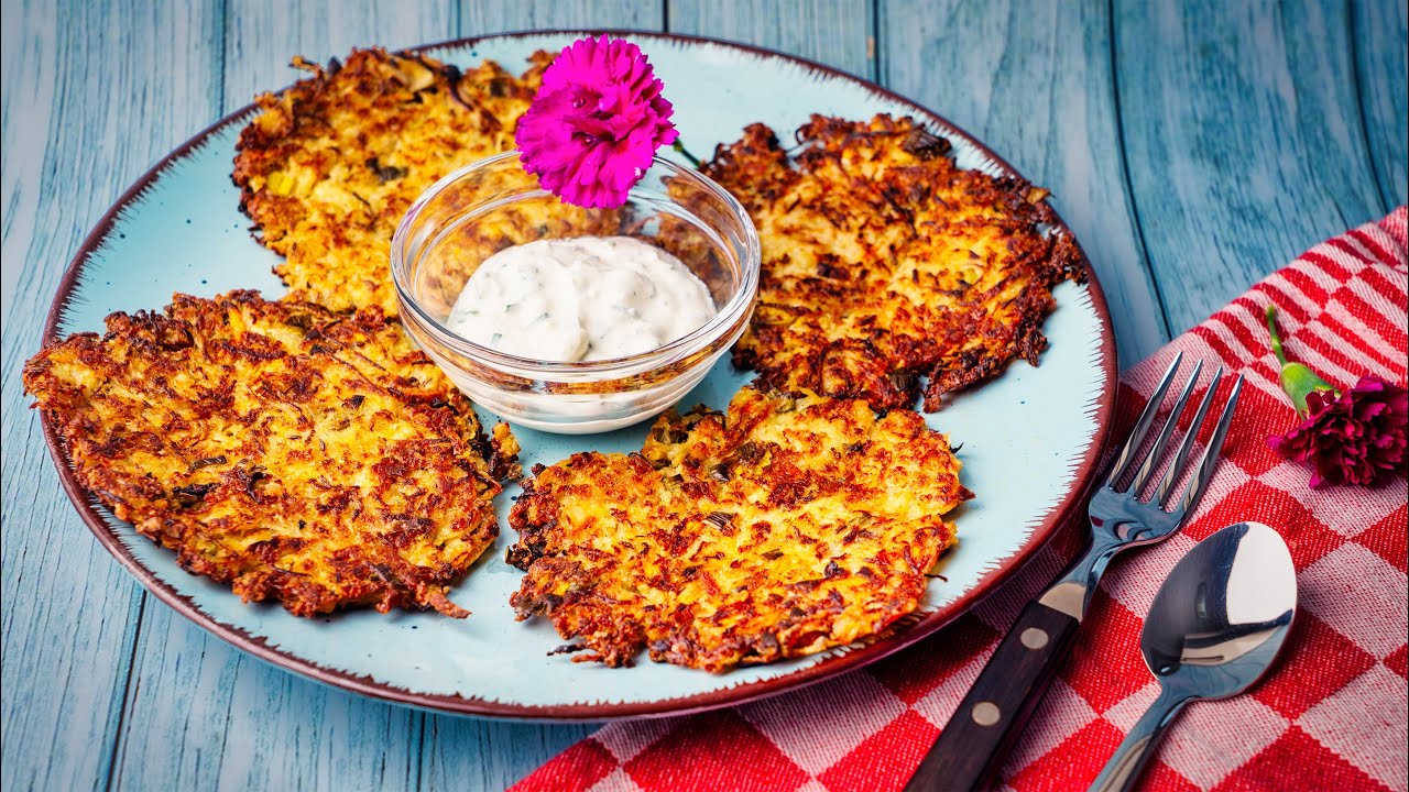 Sauerkraut-Kartoffelpuffer Rezept, einfach, knusprig & herzhaft lecker