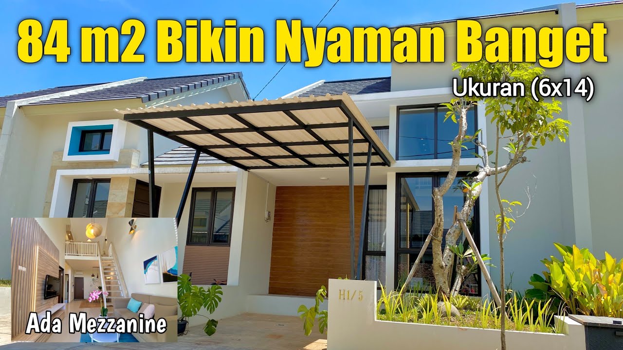 Rumah Minimalis 84 m2 Bikin Nyaman Banget Desain Modern, Kemang Eminence