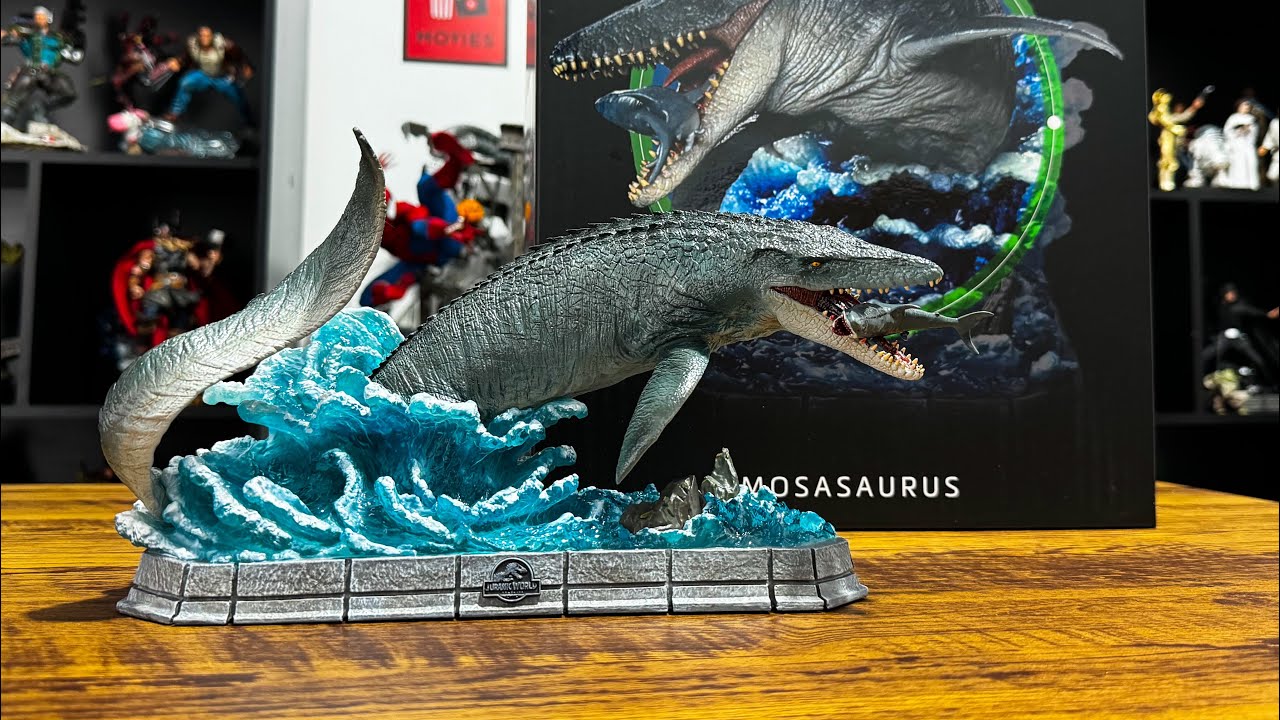 #154 Unboxing e Review Mosassauro Icons By Iron Studios - Jurassic World