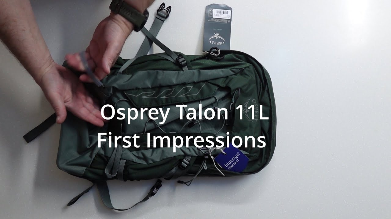 UNBOXING/TRAVEL GEAR/PHOTO GEAR:  Osprey Talon 11L - First Impressions