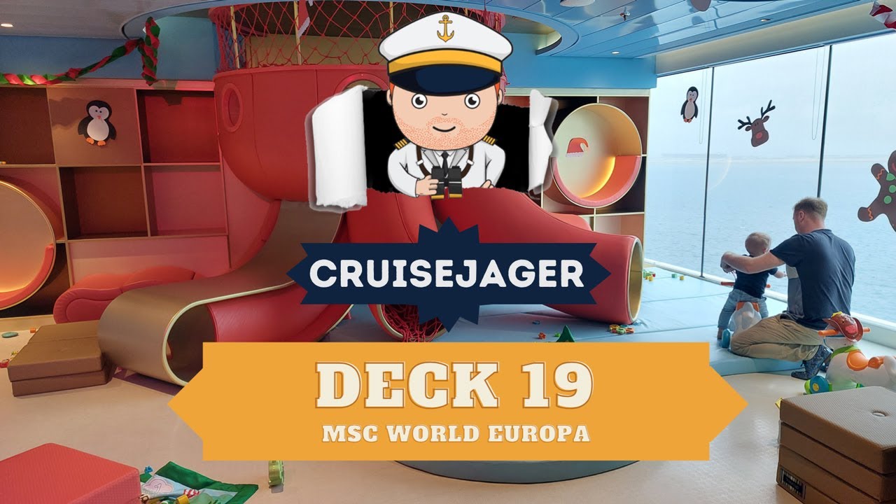 Full Deck tour MSC World Europa - Deck 19 (Paris) - 4K (HDR)