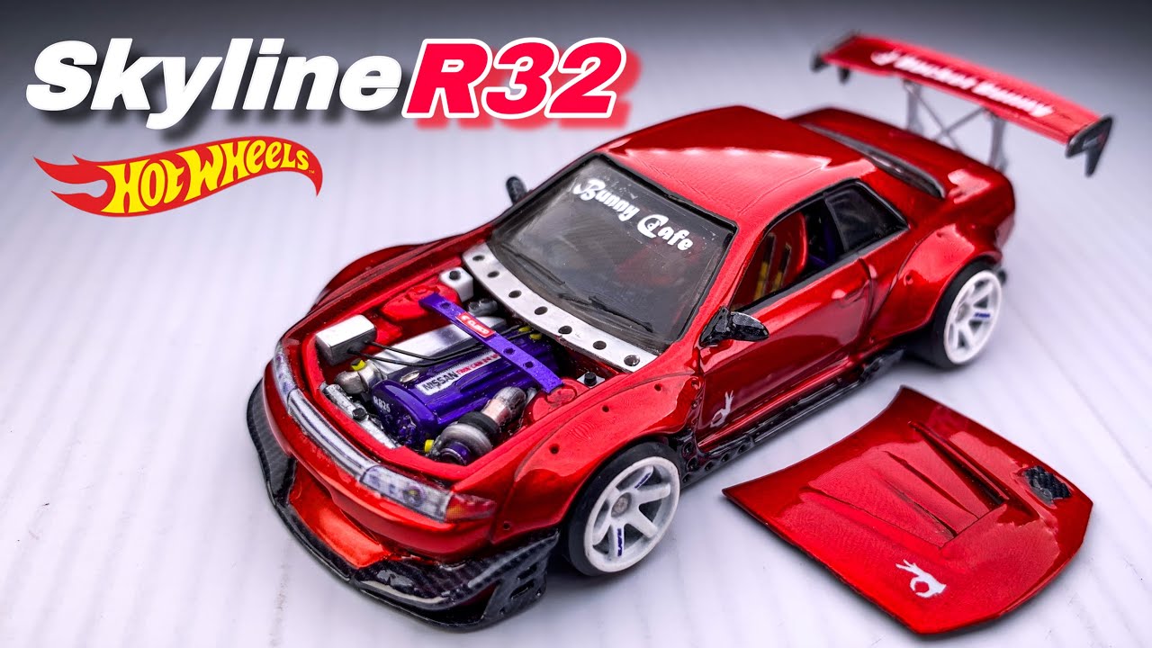 Nissan Skyline R32 Rocket Bunny Style Bodykit Hot Wheels Custom
