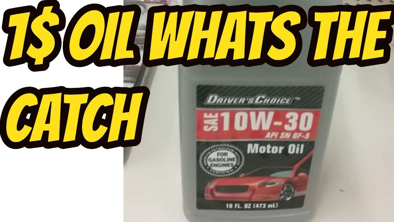 Is Dollar Tree Motor Oil a bad idea