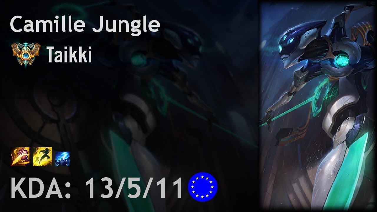 Camille Jungle vs Kayn - Taikki - EUW Challenger Patch 7.15