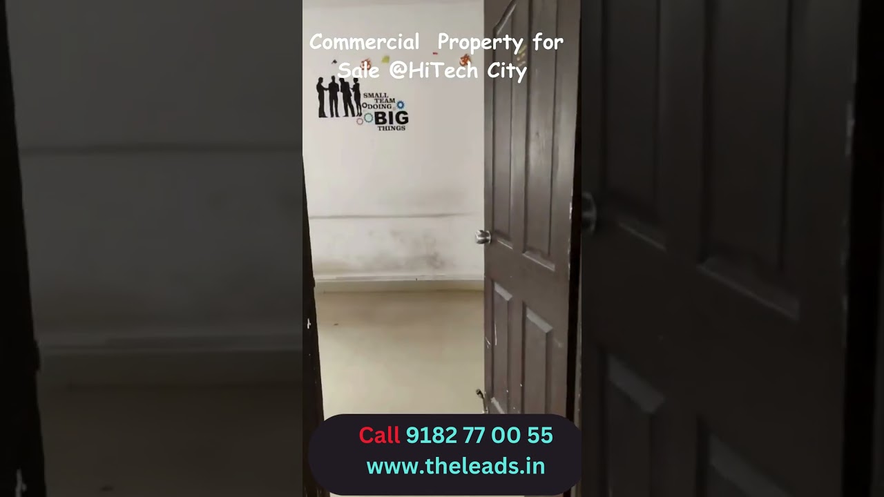 Commercial Property for Sale @HiTech City #Hyderabad #Commerical #Hyderabadhitechcity #flatforsale