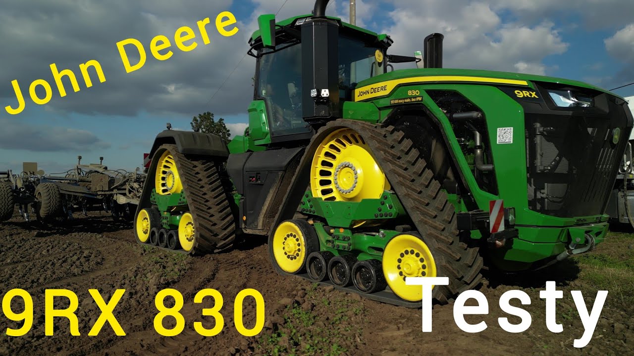 John Deere 9RX 830. Ogromna moc na czterech gąsienicach czyli 913KM w akcji na g&oacute;rkach w Kietrzu