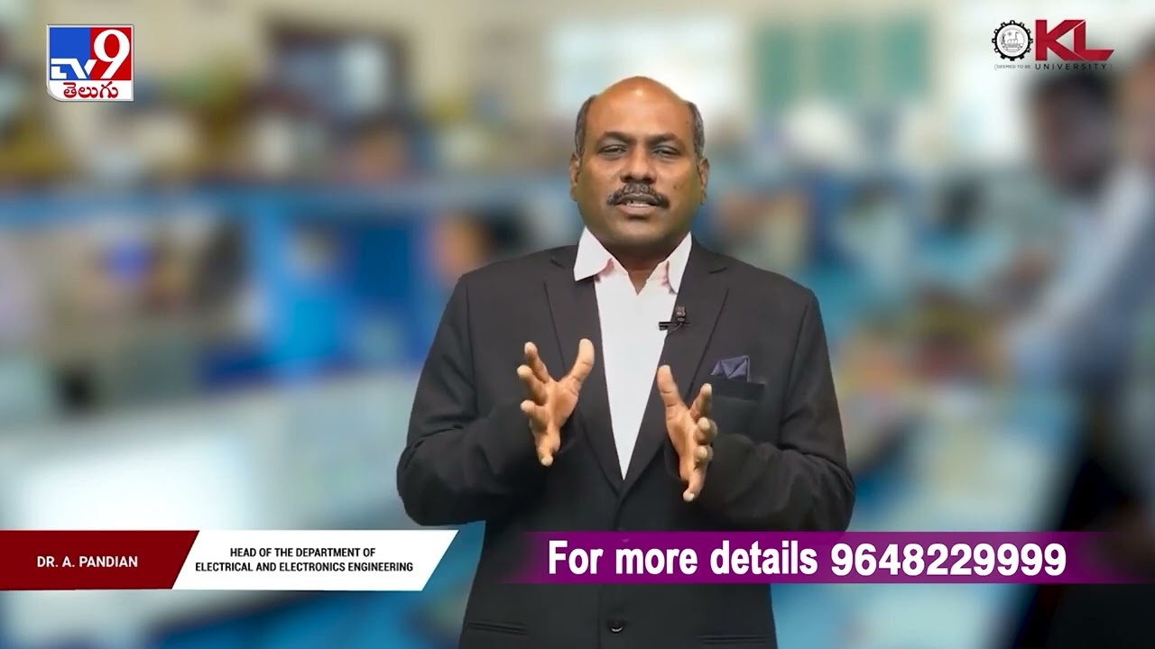TV9 Highlights KL University's Tech-Driven EEE Curriculum Development