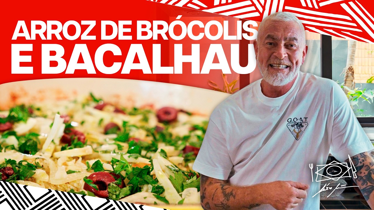 Arroz de Br&oacute;colis com Bacalhau: f&aacute;cil, soltinho e gostoso | Alex Atala