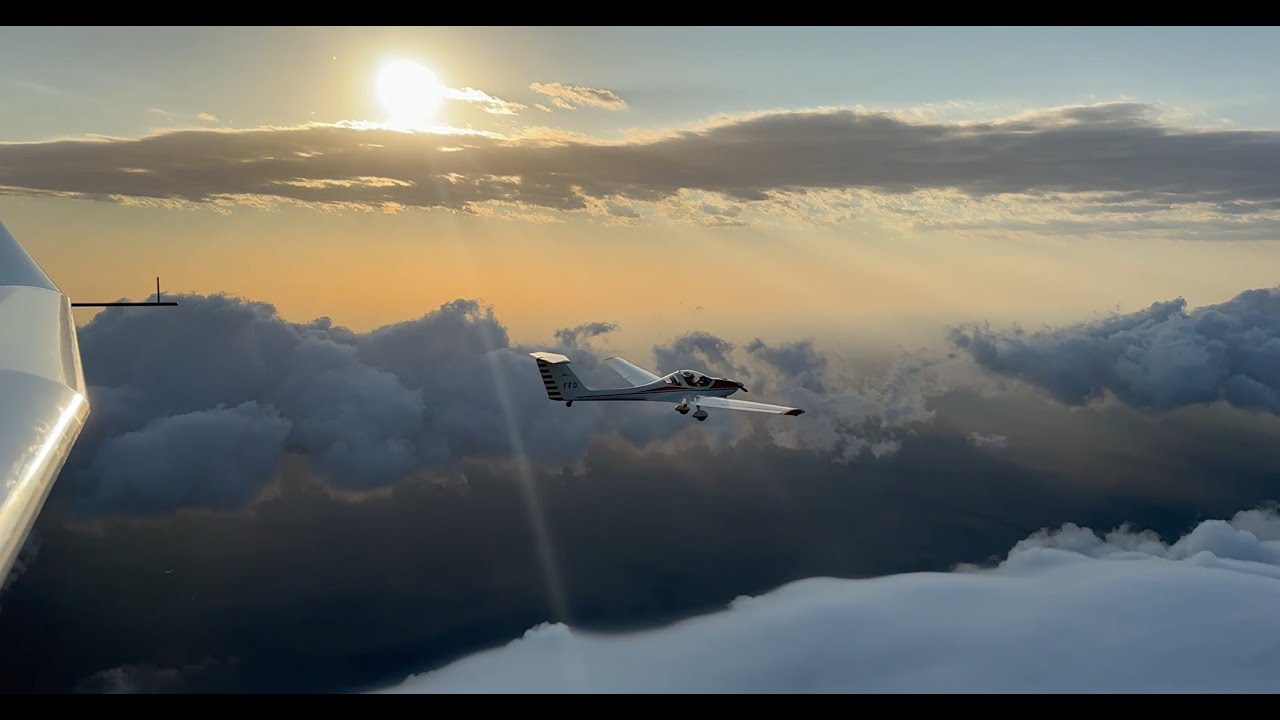Flying with a Grob 109 on our 3rd and last Morning Glory Cloud for 2024 in the Phoenix #motorglider