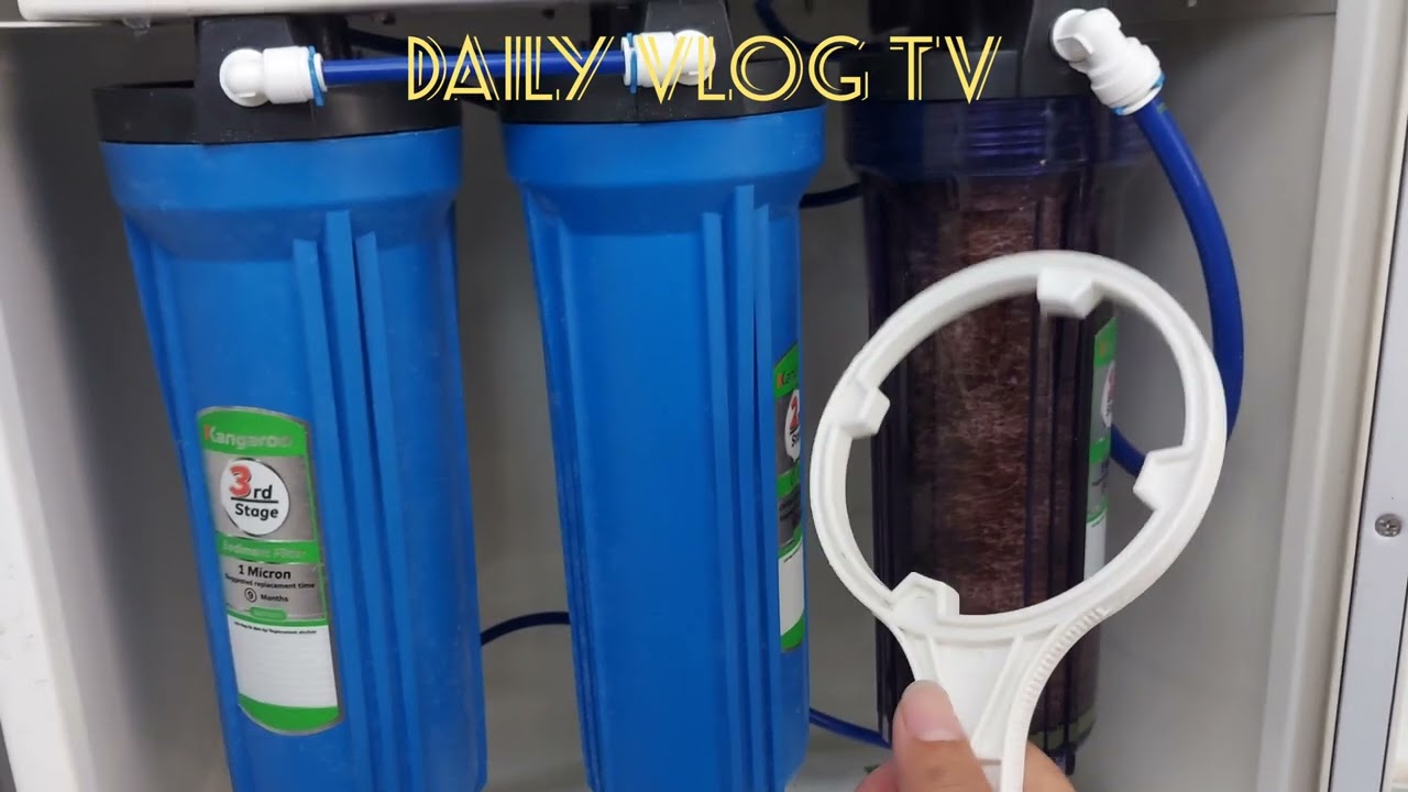 Daily vlog Cách tự thay lõi lọc nước tại nhà daily vlog tv