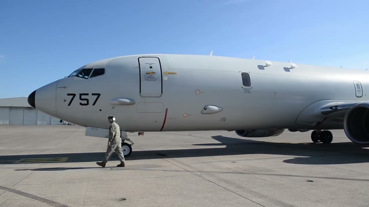 Inside tour of Navy P-8A Poseidon aircraft