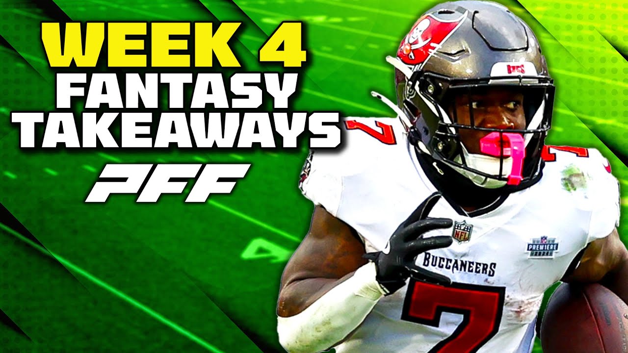 NFL Week 4 Recap: Immediate fantasy football takeaways | PFF
