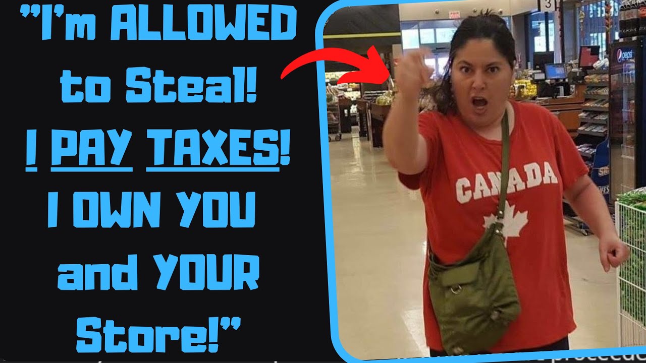 r/EntitledPeople - Karen Steals From MY STORE! Refuses to Be Arrested.