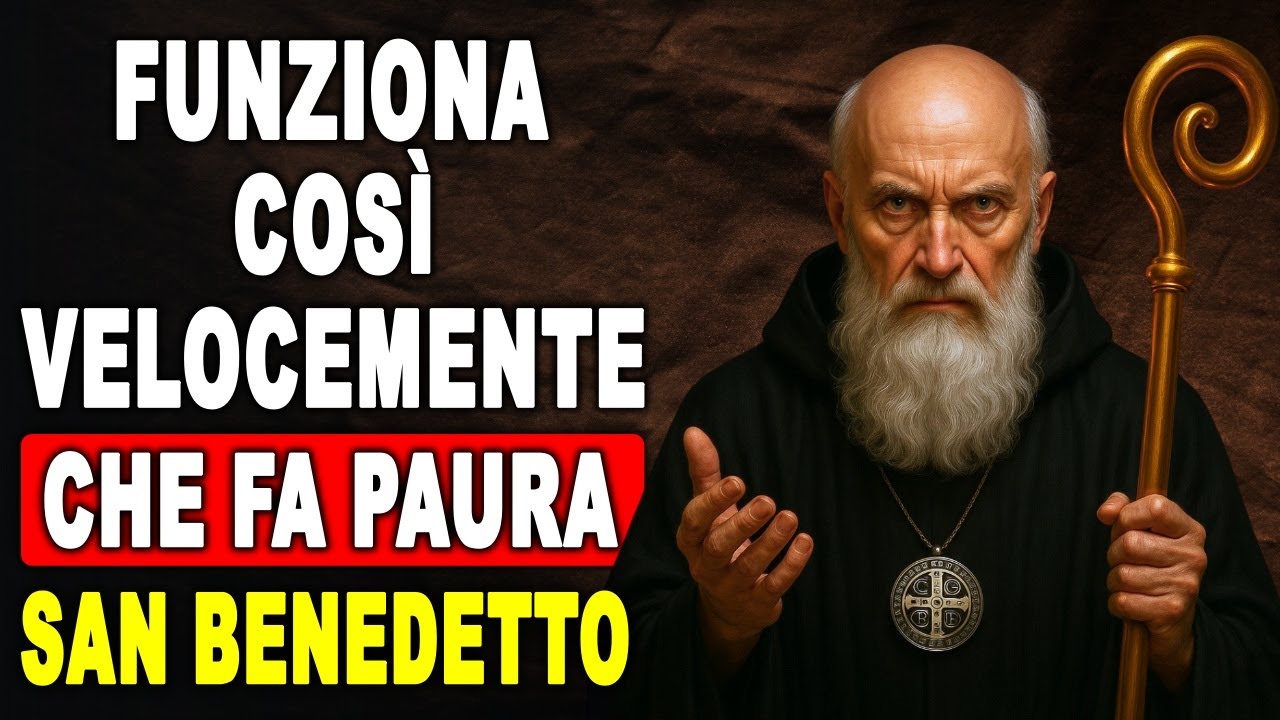 🔴 PREGHIERA A SAN BENEDETTO CONTRO NEMICI, MALEDIZIONI E INVIDIA. ATTIRA PROSPERITÀ E GUARIGIONE 🌟