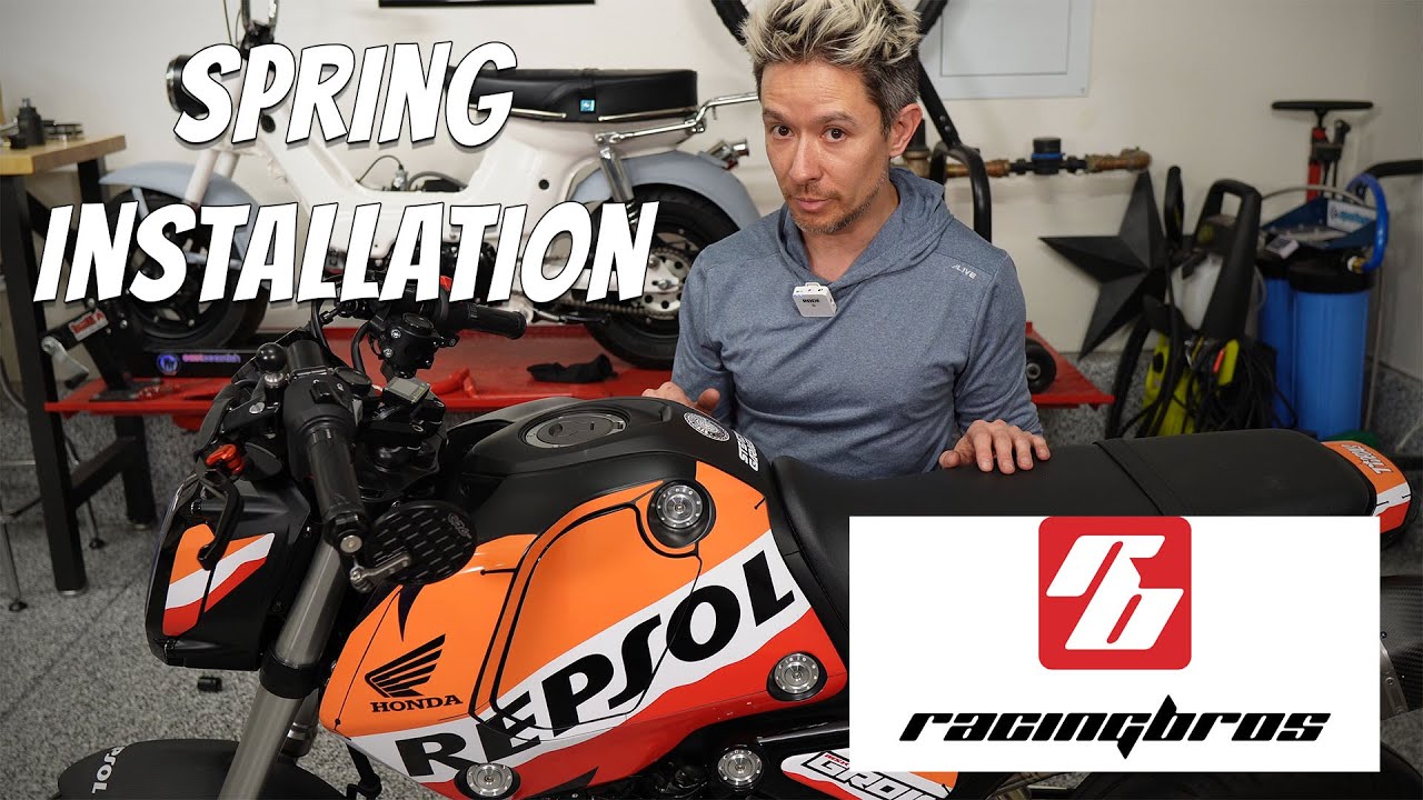 Racing Bros Spring Kit Installation for the 2022 Honda Grom
