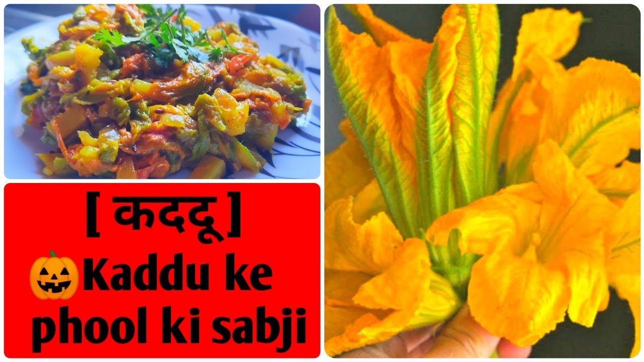🎃 Kaddu ke phool ki sabji | Pumpkin flower's recipe | Nanda ki recipe's