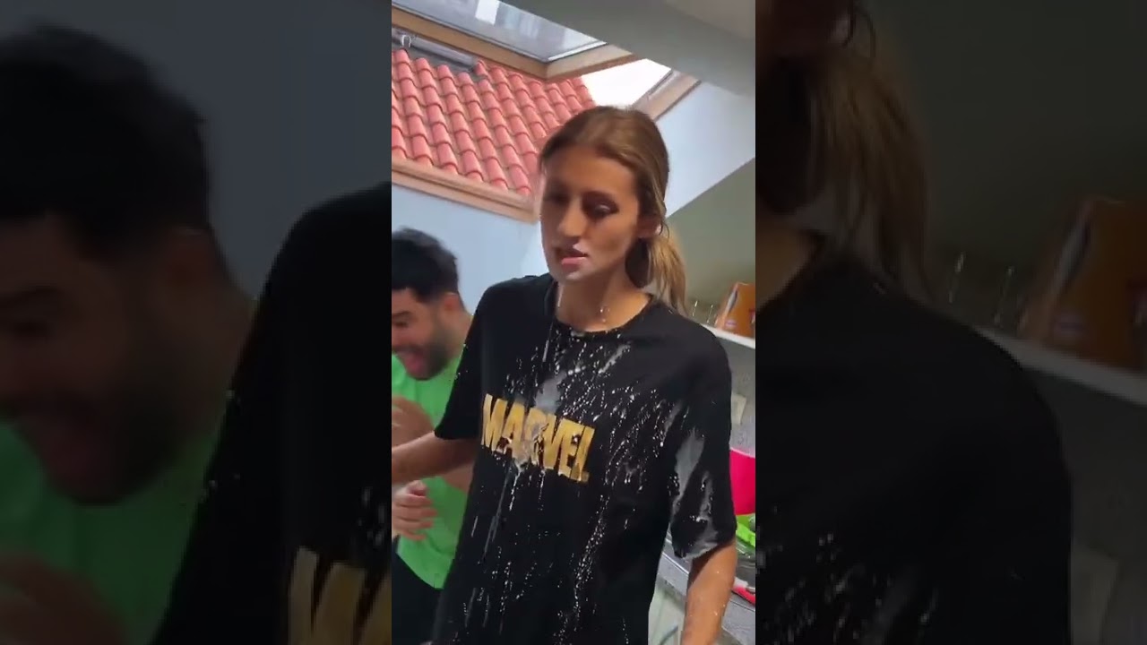 ESTA BROMA a MI NOVIA es LA LECHE!!  #shorts