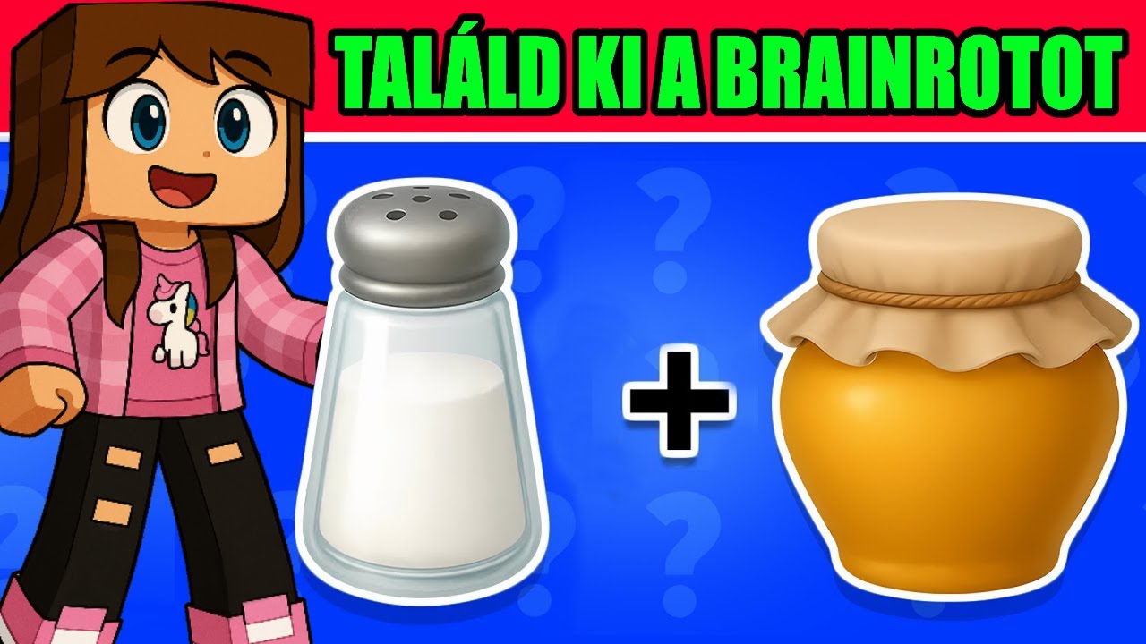 TALÁLD KI A BRAINROTOT EMOJIKBÓL | Steal a Brainrot kvíz