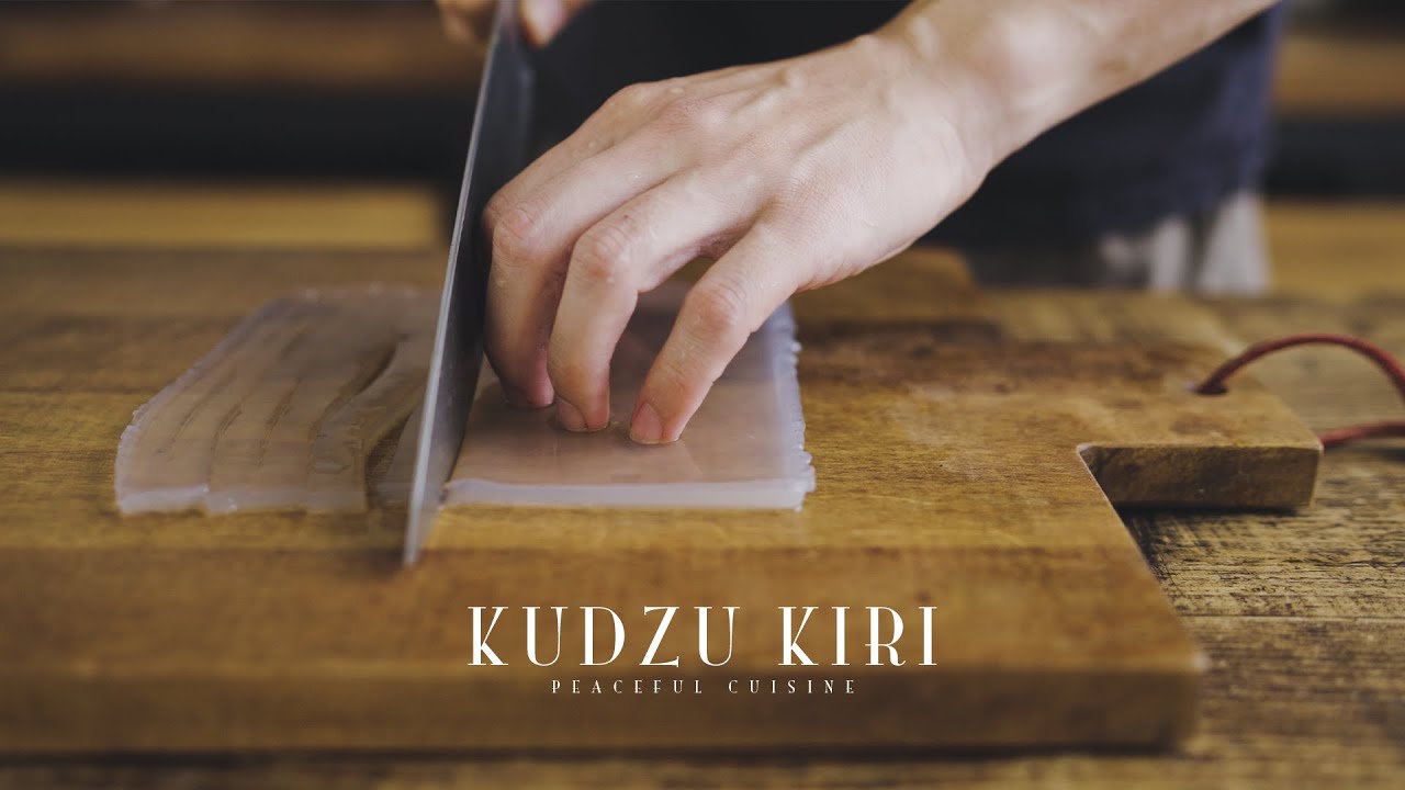 [No Music] How to Make Kudzu Kiri / Japanese Traditional Confectionery