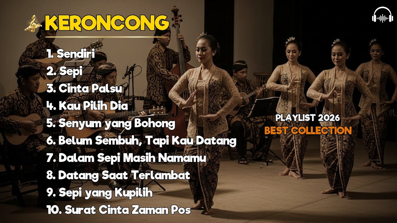 Keroncong Klasik Nusantara Abadi | Nostalgia Musik Tempo Dulu yang Menenangkan Jiwa