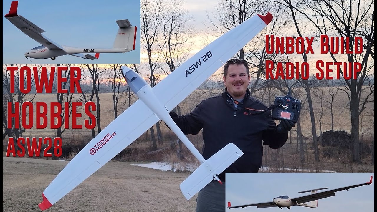 Tower Hobbies - ASW 28 - 2m - Unbox, Build, & Radio Setup
