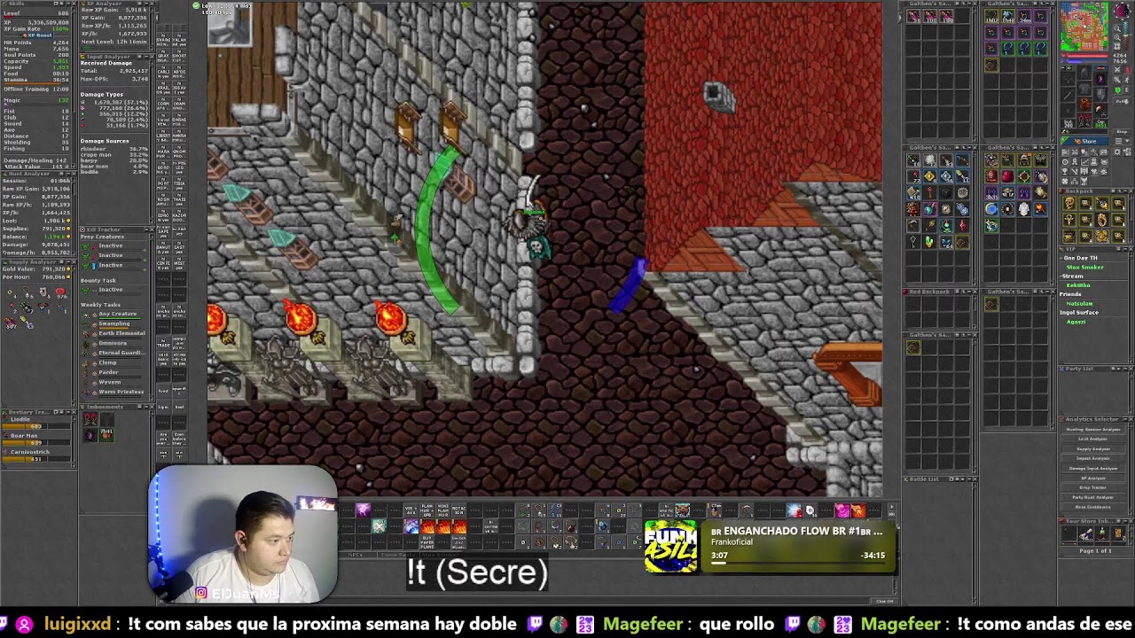 🔴EN VIVO: SORCERER POV | #tibia  #hunting  #ms