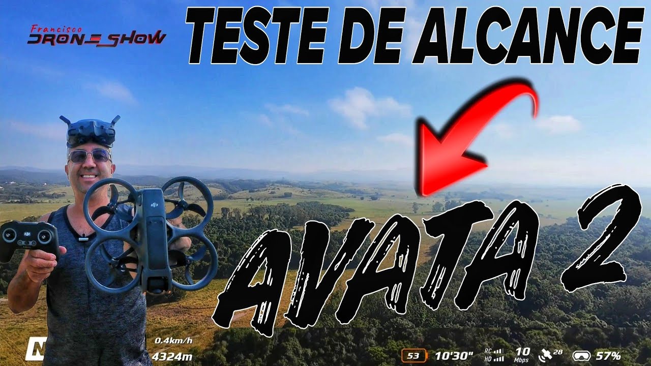 TESTAMOS o ALCANCE do novo dji AVATA 2!