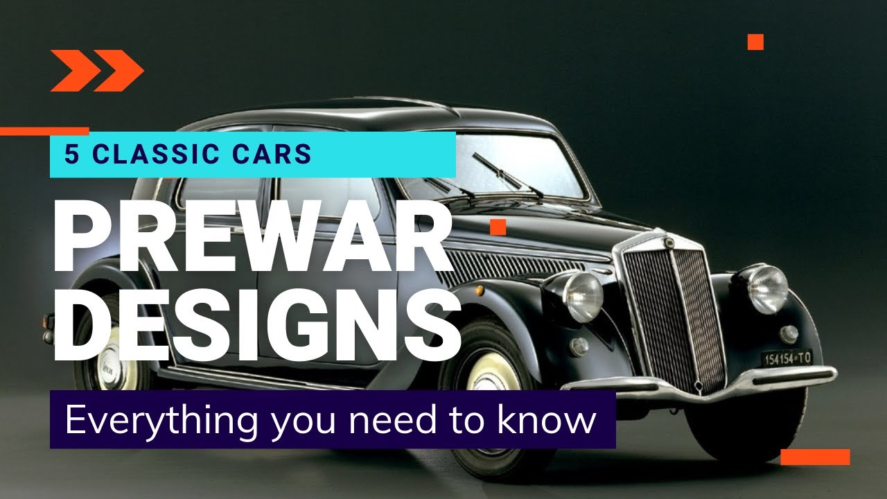 Prewar Designs 5 Classic Cars