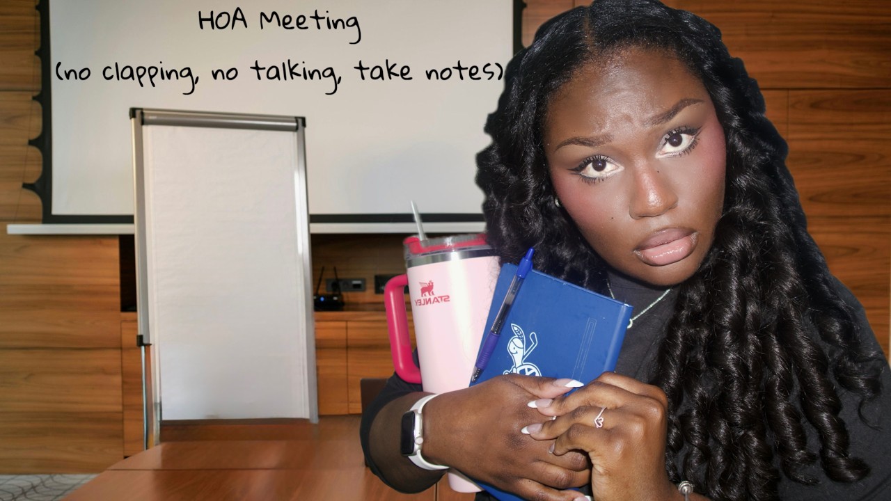ASMR | Neighborhood Karen Host The Weekly HOA MEETING...