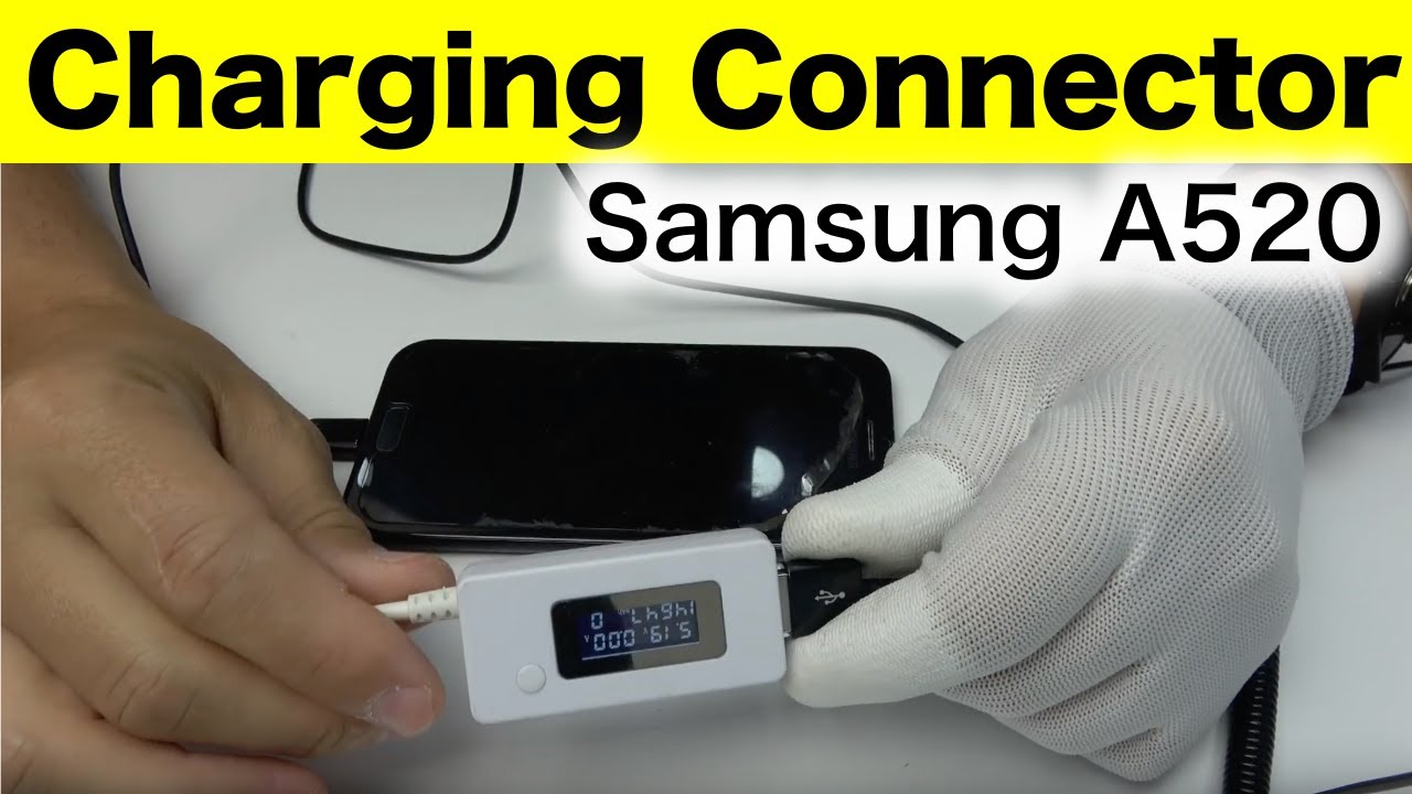 Samsung A520 Charging connector replacement