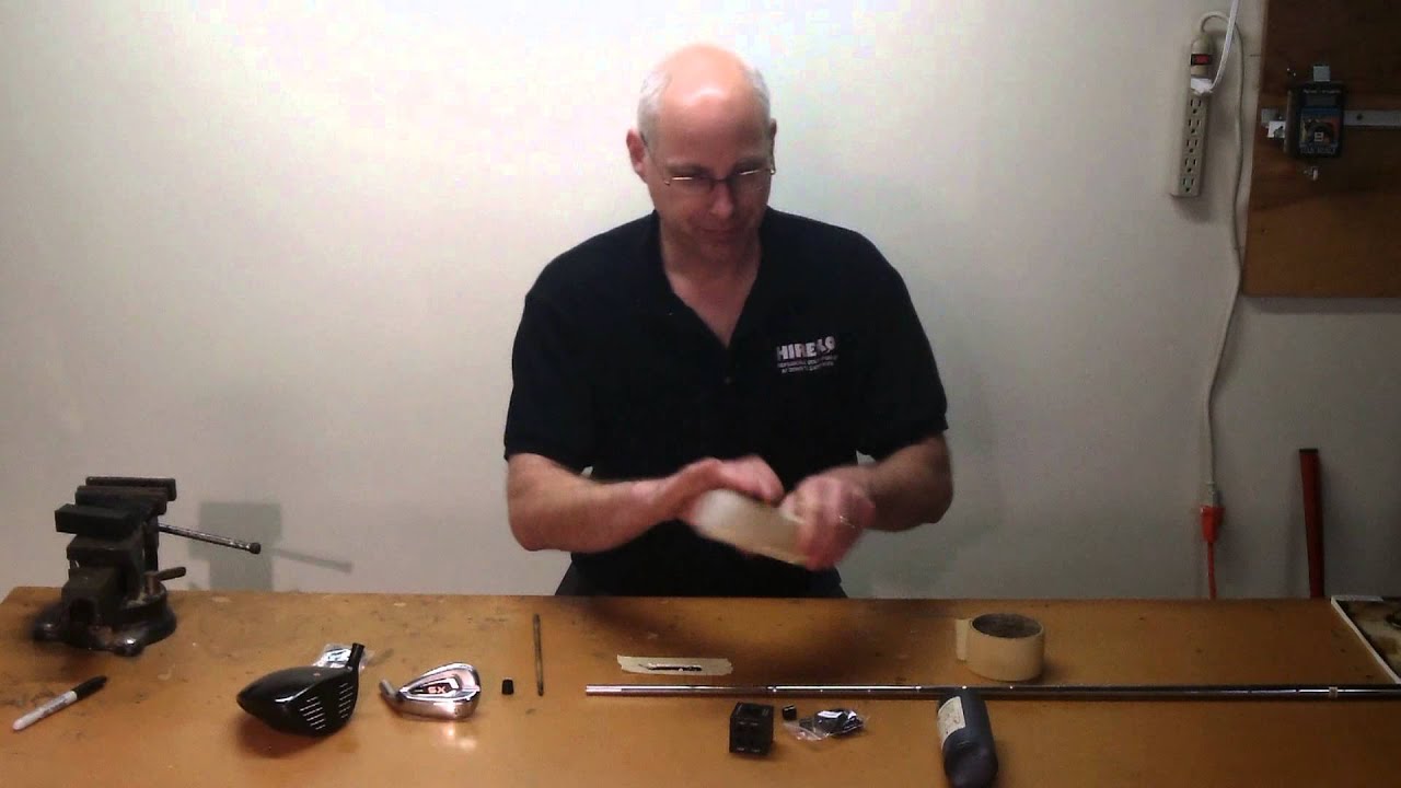 How To Assemble a Custom Golf Club Part 6 -- How To Install Ferrule & Epoxy Golf Shaft On Clubhead